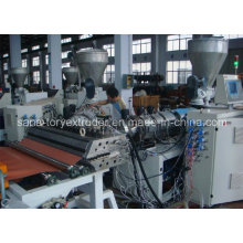 Plastic PVC Corrugated Wave Roof Sheet/Board Extrusion Line